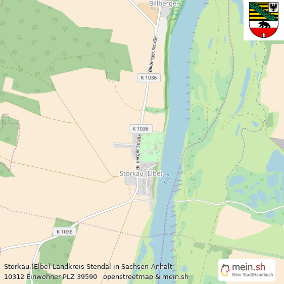Storkau (Elbe) Landkreis Stendal Lageplan © Openstreetmap Contributors Storkau (Elbe) Lageplan